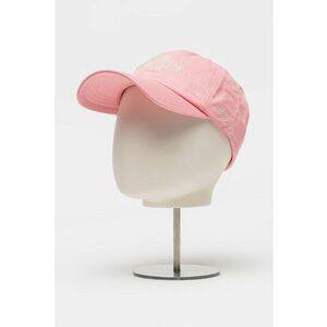 Sapca cu logo brodat Cara - Alb optic/Roz pal imagine