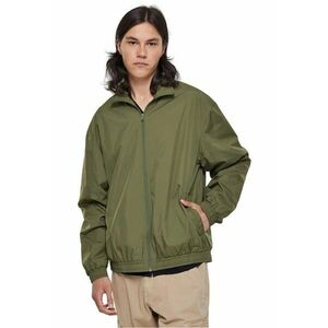 Jacheta cu fermoar si maneci cazute - Verde masliniu imagine