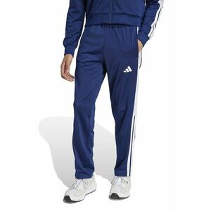 Pantaloni de trening cu slituri cu capse pe glezna - Albastru inchis/Alb optic imagine