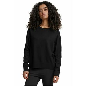 Pulover uni tricotat fin - Negru imagine