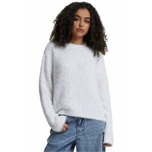 Pulover uni pufos - Alb imagine