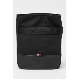 Geanta crossbody cu bareta cu logo - Negru imagine