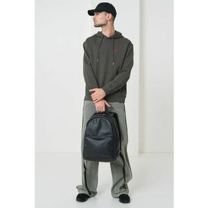 Hanorac cu buzunar kangaroo - Kaki inchis imagine