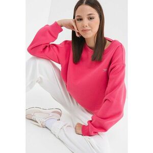 Bluza de trening lejera cu decolteu la baza gatului - Roz zmeuriu imagine