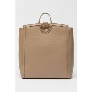 Rucsac cu model uni si barete ajustabile - Maro taupe imagine