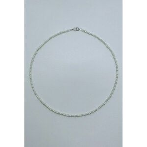 Colier din argint veritabil cu perle de cultura - Alb - imagine