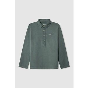 Bluza polo cu logo - Albastru petrol imagine