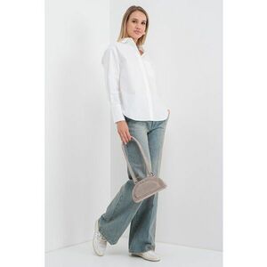 Camasa regular fit cu imprimeu floral - Alb imagine