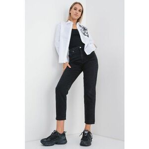 Camasa regular fit cu imprimeu floral - Alb/Negru imagine