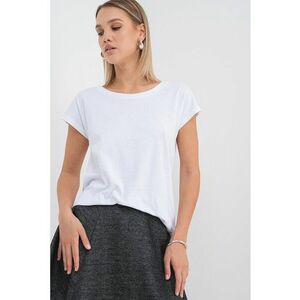 Tricou de bumbac Maldive - Alb optic imagine