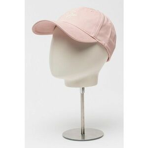 Sapca de bumbac cu logo brodat - Roz pal imagine