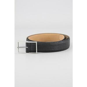 Curea din piele - Negru/Maro imagine