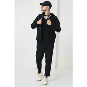 Jacheta uni cu capse - Negru imagine