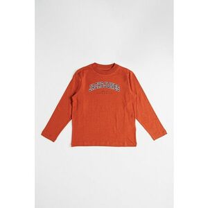 Bluza lejera cu imprimeu logo - Negru stins/Caramiziu/Alb optic imagine