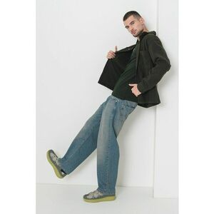 Camasa uni cu buzunare aplicate - Verde englez imagine