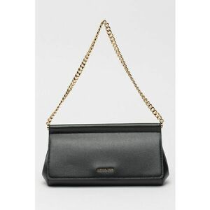 Geanta de piele cu bareta de lant Carmine - Negru imagine