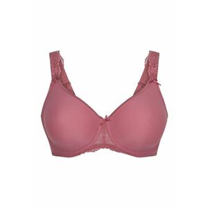 Sutien cu burete - sustinere metalica si insertii de dantela Daily - Roz imagine