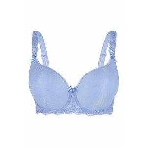 Sutien cu burete si insertii de dantela Daily - Albastru deschis imagine
