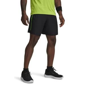 Pantaloni scurti cu logo lateral - pentru fitness Wordmark - Negru imagine