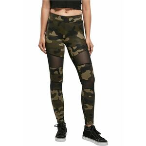 Colanti cu model camuflaj - Negru/Maro imagine