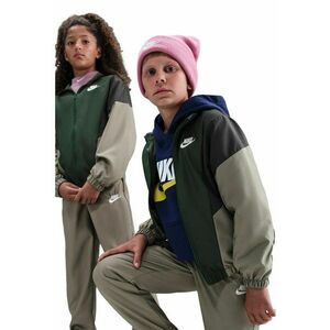 Trening cu fermoar Sportswear - Maro taupe deschis/Grej imagine