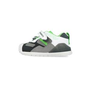 Pantofi sport colorblock - Alb/Verde/Gri inchis imagine