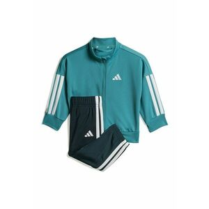 Trening cu fermoar Essentials Climacool - Alb/Verde inchis/Verde persan imagine