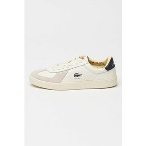 Pantofi sport cu garnituri din piele intoarsa BaseShot Pro - Alb murdar/Grej imagine