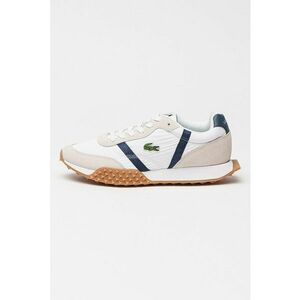 Pantofi sport cu garnituri din piele intoarsa Spin - Alb/Maro nisip imagine