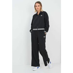 Pantaloni de trening drepti cu slituri cu mansete Post Season - Negru imagine