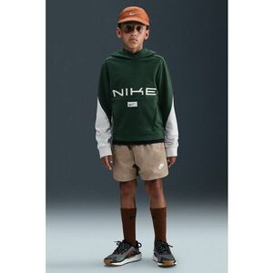 Hanorac cu buzunar kangaroo Multisport - Alb/Verde inchis imagine