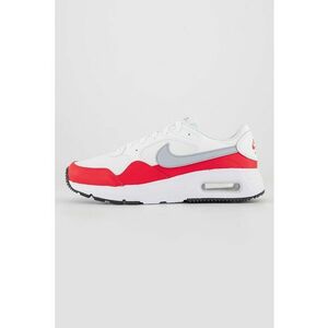 Pantofi sport Air Max cu insertii din piele - Rosu/Alb imagine