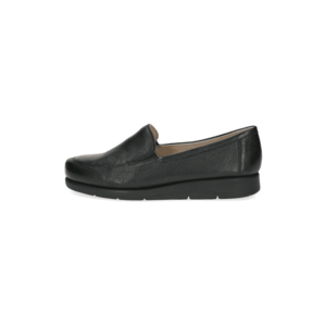 Pantofi loafer de piele cu talpa wedge si aspect texturat imagine