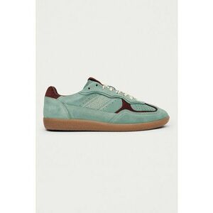 Pantofi sport low-cut de piele intoarsa Rife - Verde menta imagine