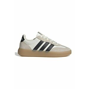 Pantofi sport de piele si piele intoarsa cu logo contrastant Barreda Decode - Negru/Alb murdar imagine