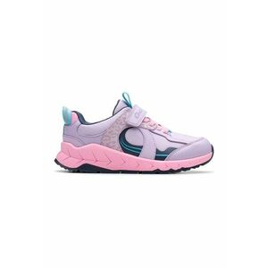 Pantofi sport low-cut cu velcro Selva - Roz deschis/Lila imagine
