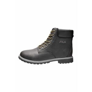 Ghete mid-cut de piele ecologica Maverick - Negru imagine