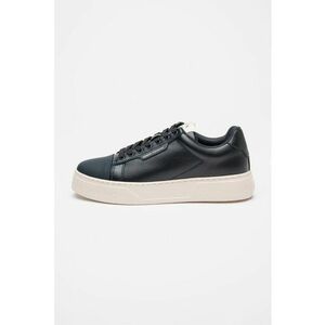 Pantofi sport low-cut din piele ecologica - Bleumarin imagine