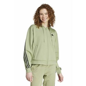 Hanorac cu fermoar si logo - Negru/Verde sparanghel imagine