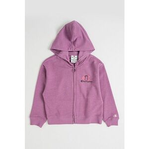 Hanorac din amestec de bumbac cu logo pe piept - Lila imagine