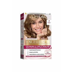 Vopsea de par permanenta cu amoniac Excellence Creme - 07 imagine