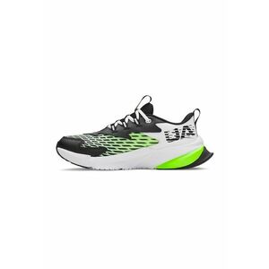 Pantofi Scramjet de piele cu garnituri din material textil - pentru alergare - Negru/Verde electric/Alb optic imagine