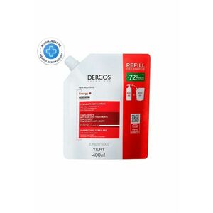 Sampon energizant Dercos Energy + impotriva caderii parului cu aminexil - 0.4 l imagine