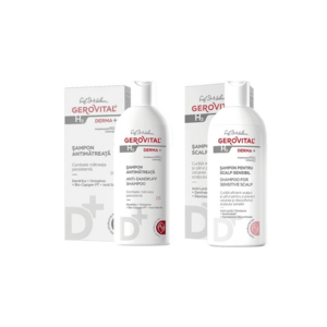 Pachet H3 Derma+: sampon Antimatreata 200ml + sampon pentru Scalp Sensibil 200ml imagine