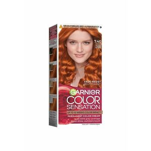 Vopsea de par permanenta cu amoniac Color Sensation 7.4 Intense Amber - 112 ml imagine