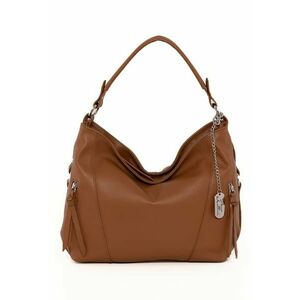 Geanta hobo de piele Noalia - Maro imagine