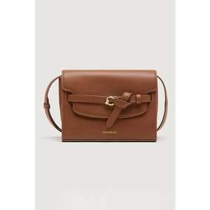 Geanta crossbody de piele cu bareta decorativa Sabine - Maro scortisoara imagine