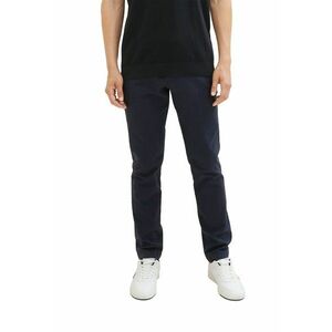 Pantaloni slim fit cu buzunare oblice - Bleumarin imagine