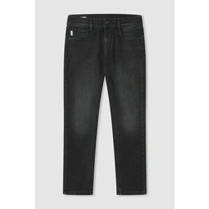 Blugi cu aspect decolorat - Negru stins imagine