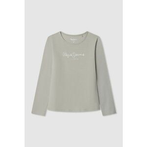 Bluza cu imprimeu logo Hana - Gri deschis imagine